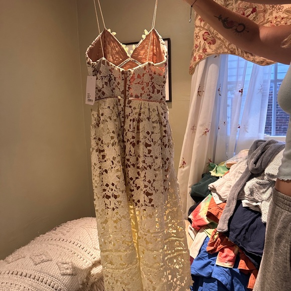 NWT Self Portrait Yellow Azaelea Dress - Picture 7 of 7